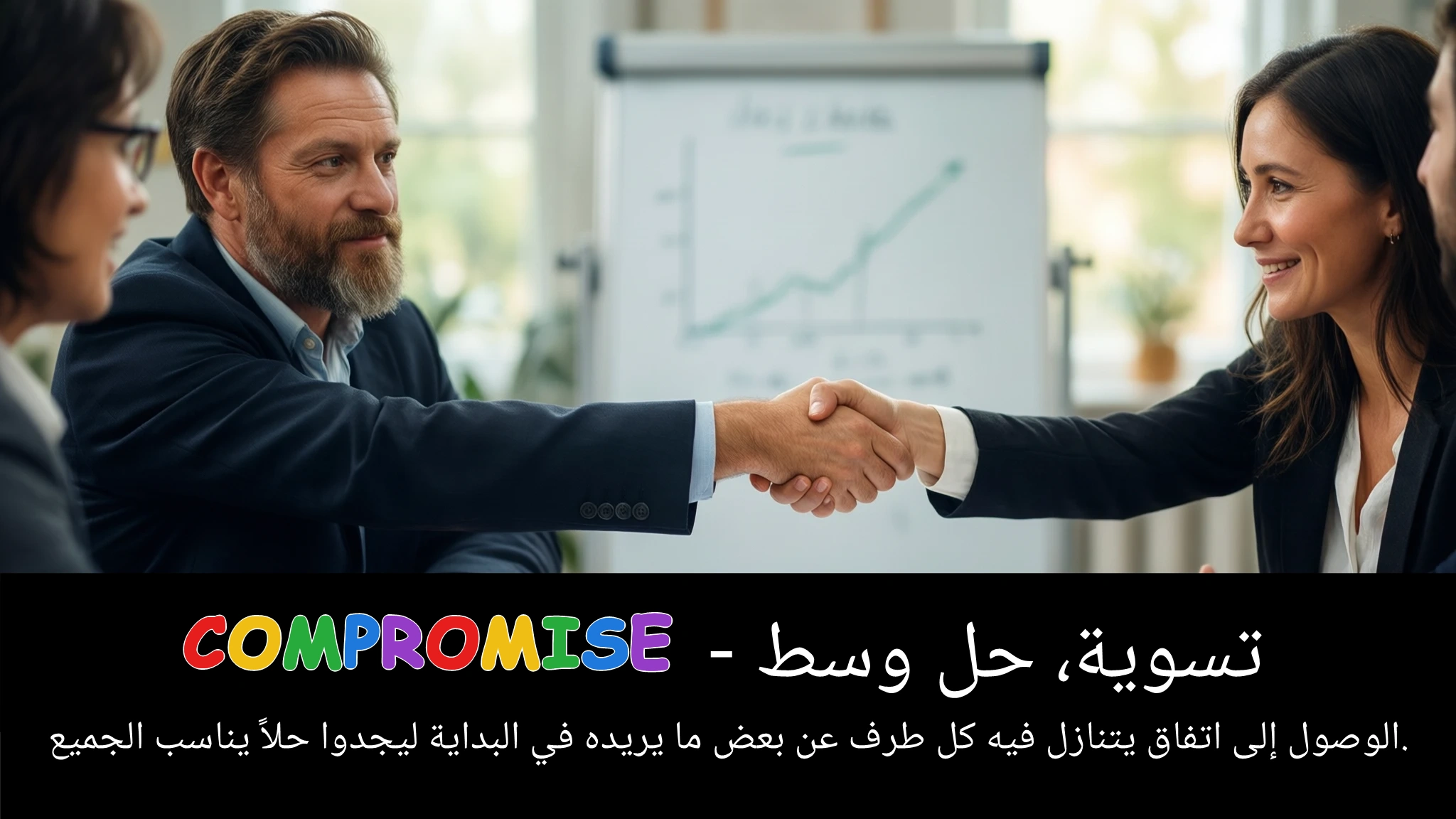 Arabic Illustration for compromise